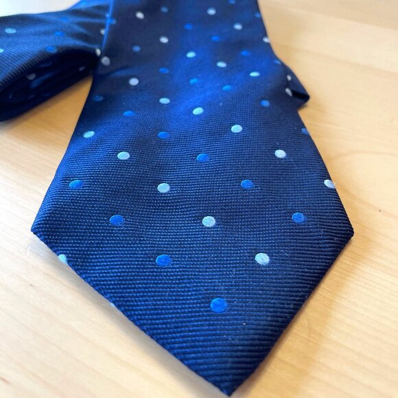 Barbara Blank Handmade in New York Jaquard Silk Tie - Picture 1 of 4